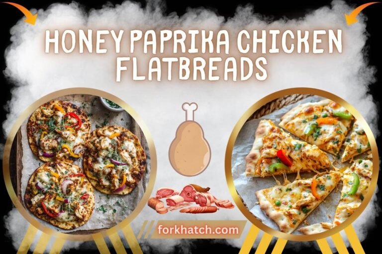 honey paprika chicken flatbreads