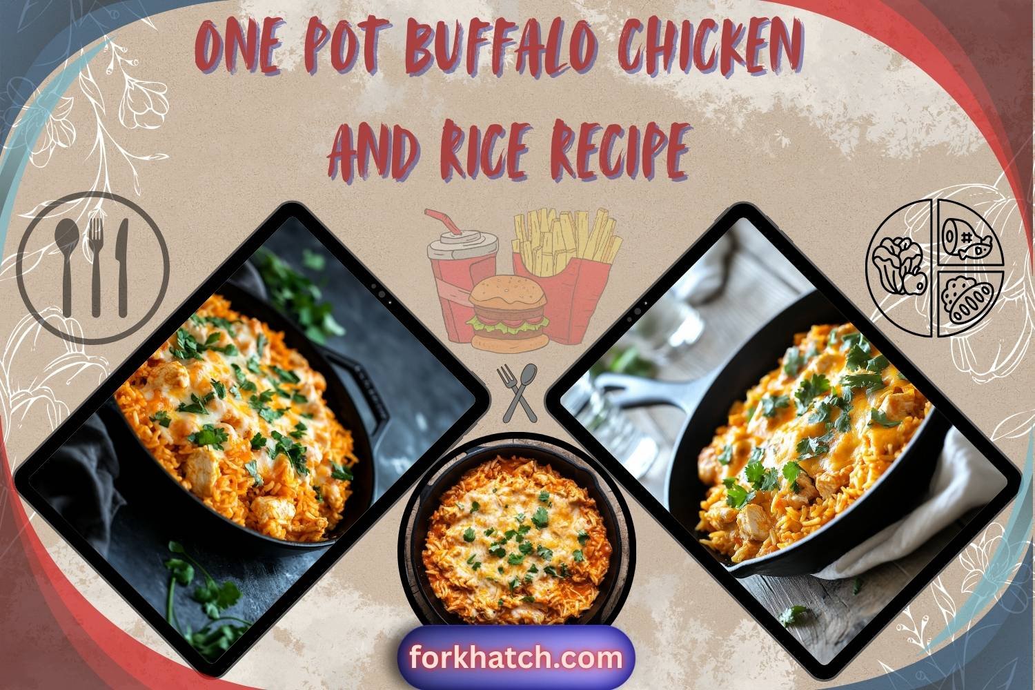 One Pot Buffalo Chicken and Rice Recipe (Easy, Cheesy, and Packed with Flavor!)