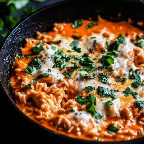 One Pot Buffalo Chicken and Rice Recipe (Easy, Cheesy, and Packed with Flavor!)