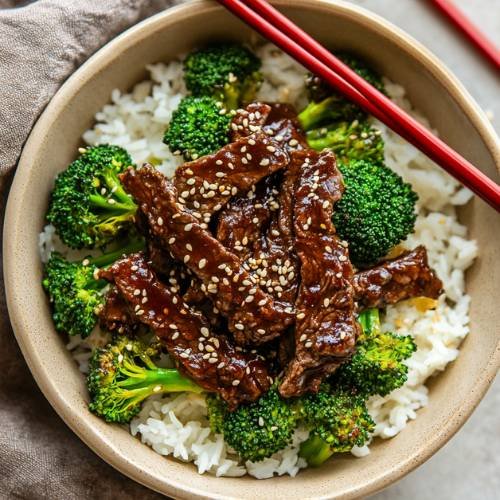 Sticky Beef and Broccoli 
