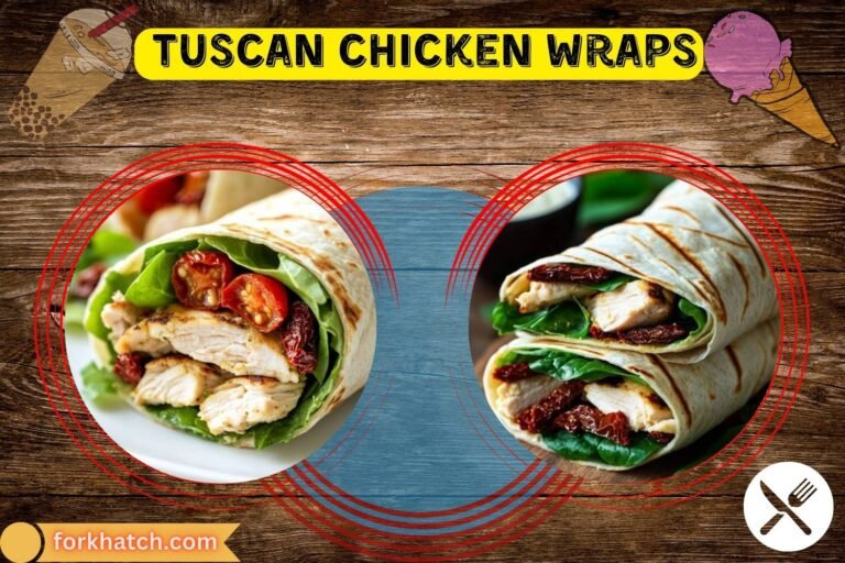 tuscan chicken wraps