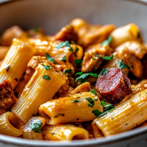 Buffalo Chicken and Chorizo Pasta – Creamy, Spicy & High-Protein Pasta Recipe