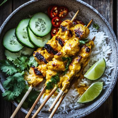 Chicken Satay Bowls – Easy, Flavorful & Healthy Weeknight Dinner Recipe