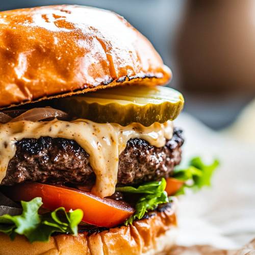 Creamy Peppercorn Beef Burgers – Juicy, High-Protein Gourmet Burger Recipe